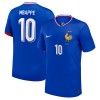 Maglia ufficiale Francia Mbappé 10 Casa Euro 2024 per Uomo